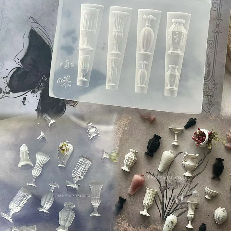 [Nail Art Mold] Xiaomi Original Mold New Chinese Style Nail Art Vase Mold Nail Art Tools