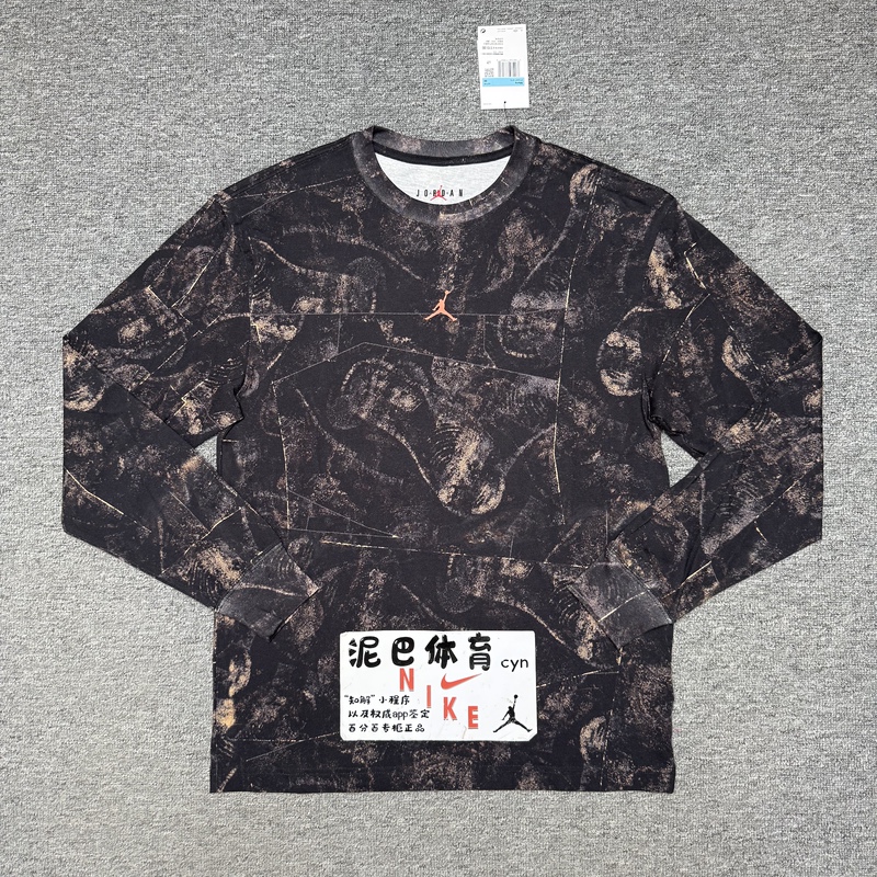 Nike/Nike Air Jordan Men's Tie-Dye Sports Casual Round Neck Long Sleeve T-Shirt If3047-010 Nike/Nike Air Jordan Men's Tie-Dye Sports Casual Round Neck Long Sleeve T-Shirt If3047-010