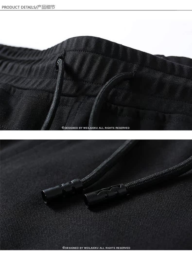 Quần nam chất béo Quần bó sát nam rộng XL cộng với chất béo trousers Quần âu cỡ lớn Quần nam chân quần - Quần mỏng quần áo unisex