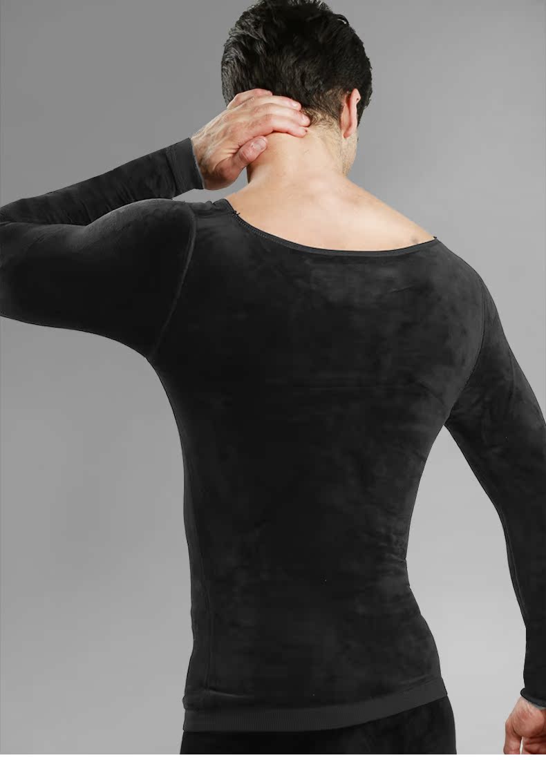 Áo corset nam tay dài của INSMANX dày mùa thu và mùa đông đồ lót dày cộng với nhung ấm bằng nhựa định hình corset bụng eo quần lót nam
