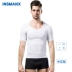 Áo nịt nam INSMANX Đồ lót bằng nhựa Kinh doanh Thời trang Áo thun cổ chữ V bó sát áo ngực không dây Corset