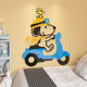 Snoopy 3D Stereo Wall Stickers for Boys' Room Layout, Bedroom Bedside Cartoon Stickers, Kidsren's Room Wall Decoration