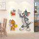 Tom and Jerry wall stickers for boys and girls room layout wall decoration corner wall modification hole patching artifact