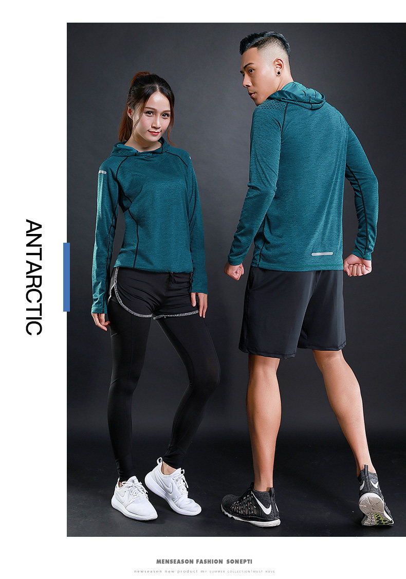  Спортивная баскетбольная дышащая толстовка с капюшоном подходит для мужчин и женщин для спортзала, для бега, для влюбленных, впитывает пот и запах, быстрое высыхание, оверсайз 