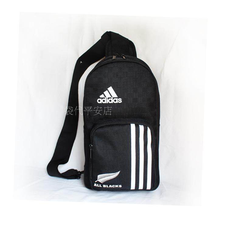 Casual shoulder messenger IPAD backpack chest bag sports cycling bag ALL BLACKS New Zealand all black waterproof