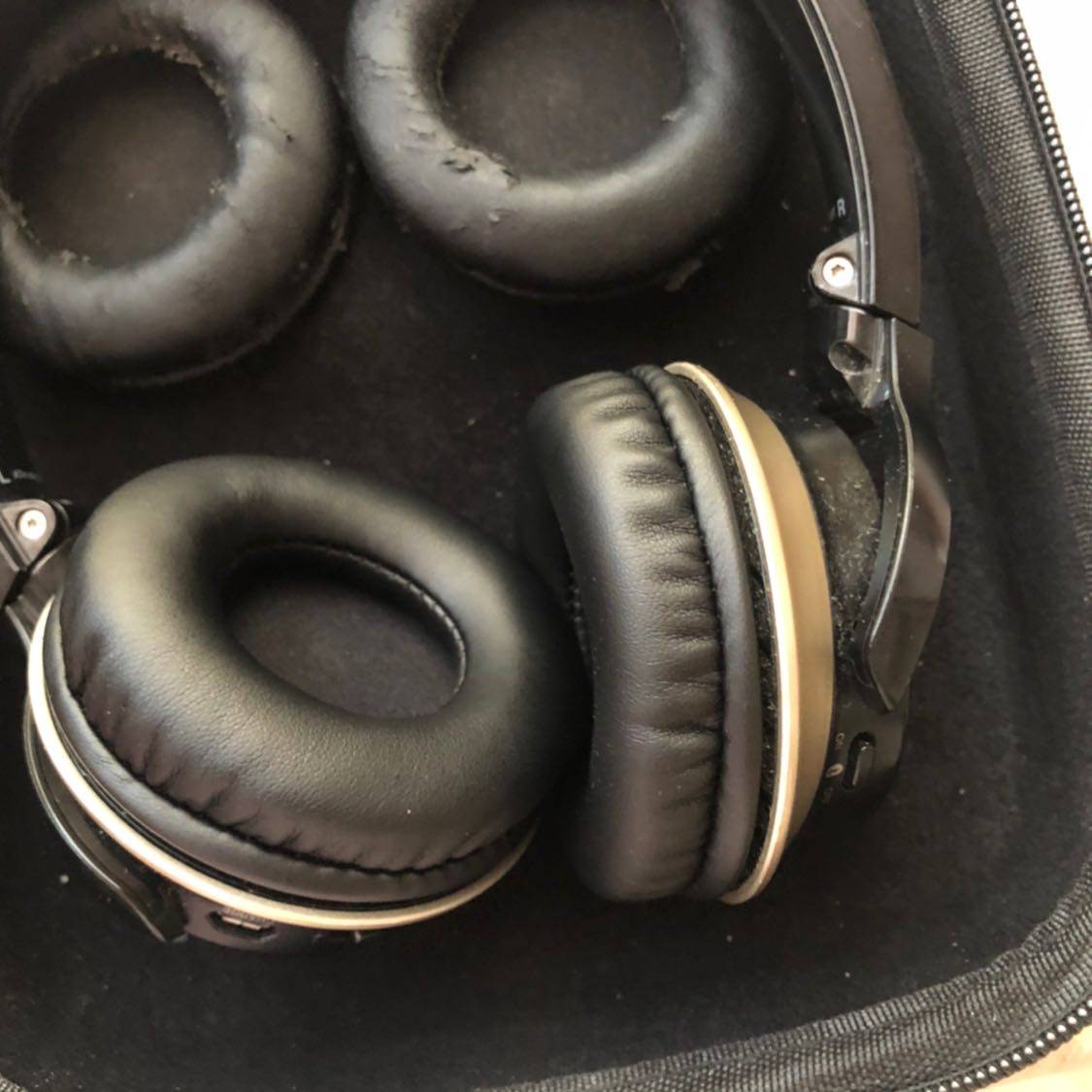 Original Iron Triangle ATH-AR3BT PRO500 Headphone Cover Sponge Sleeve Earcup Earcup Ear Cover AR5BT Head Beam Leather