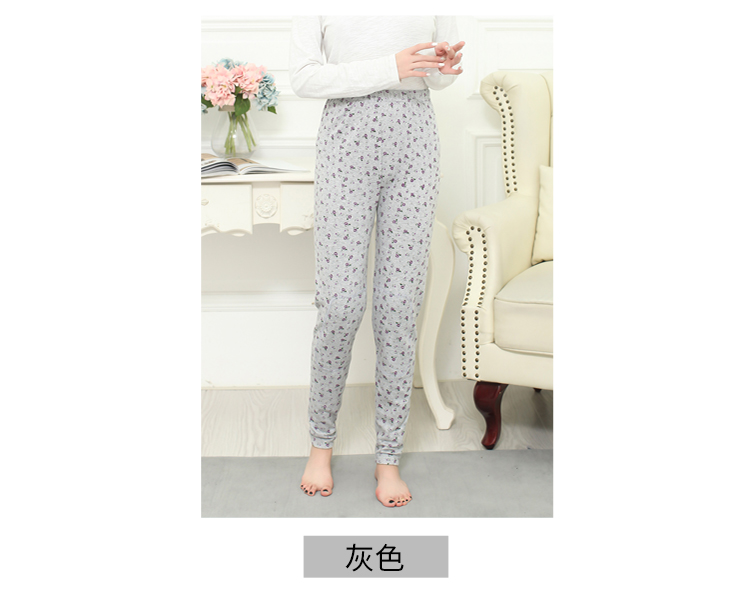 Trung niên cộng với quần dài đến đầu gối dày quần ấm mùa thu của phụ nữ quần cotton mùa thu mẹ lỏng lẻo quần cotton áo quần giữ nhiệt