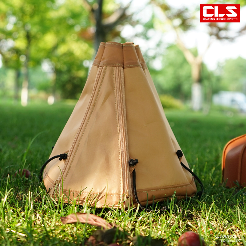 CLS outdoor camping hanging cone tissue box creative tent-shaped storage box foldable portable car paper
