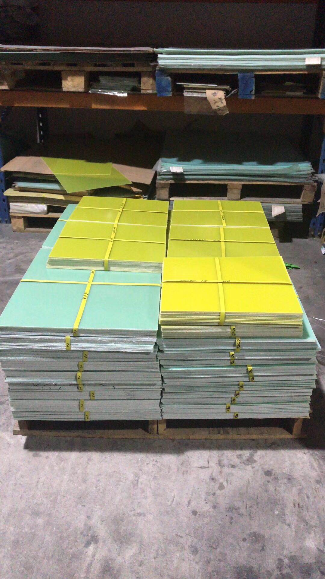 Imported heat resistant G10 (Epoxy glass fiber laminate plate) yellow G10 rod self - adhesive epoxy resin plate