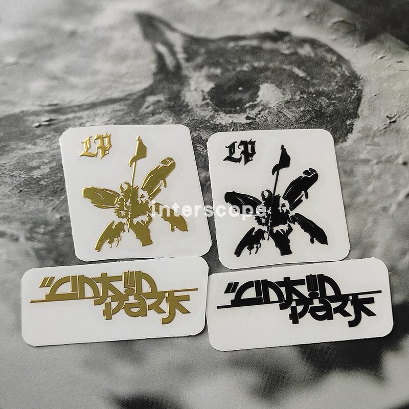[Metal Stickers] Linkin Park Logo Rock Band Merchandise Stickers for Mobile Phones and Computers