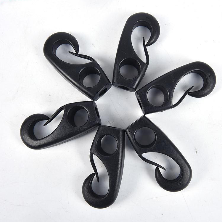 Leather Canoeing Accessories Plastic Buttoned elastic rope High Strength Nylon Clip Paddle Board Binding Hook