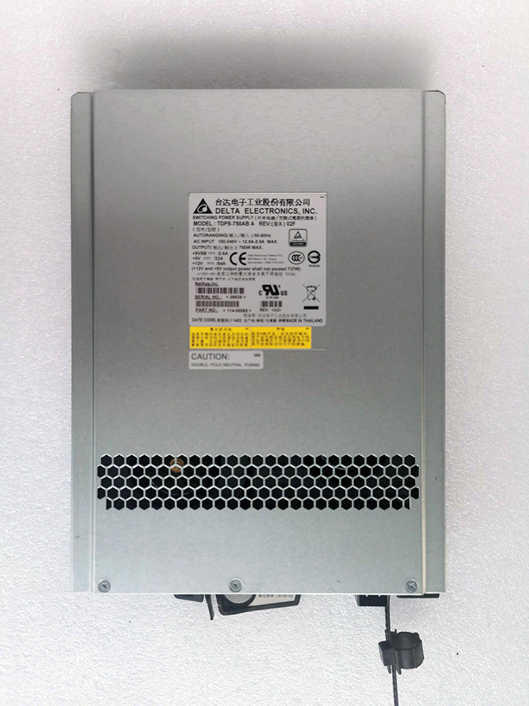 114-00065 TDPS-750AB Netapp DS2246 X519A-R6 750W Power Supply 3 114-00065 TDPS-750AB Netapp DS2246 X519A-R6 750W Power Supply