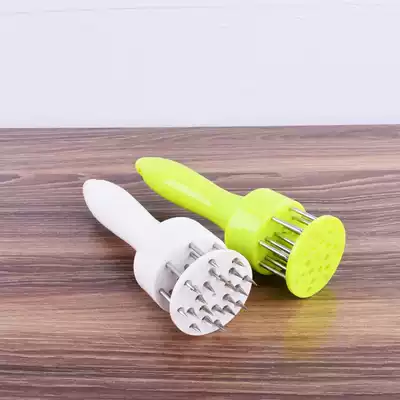 Household broken tendon tendon meat needle exported to Japan, Germany, pine, hammer, stainless steel steak, hole, pig skin insert