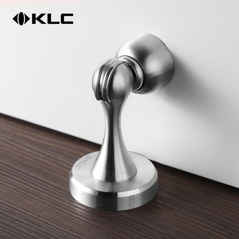 KLC Indoor bedroom Anti-collision door suction top retaining wall suction door Suction Door Bumper Stainless Steel Wall Suction suction