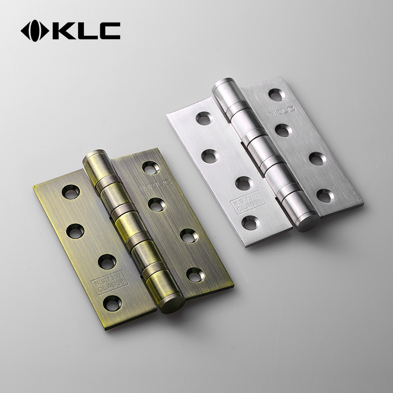 KLC stainless steel slotted hinge thickened casement hinge mute bearing hinge slotted loose-leaf single piece