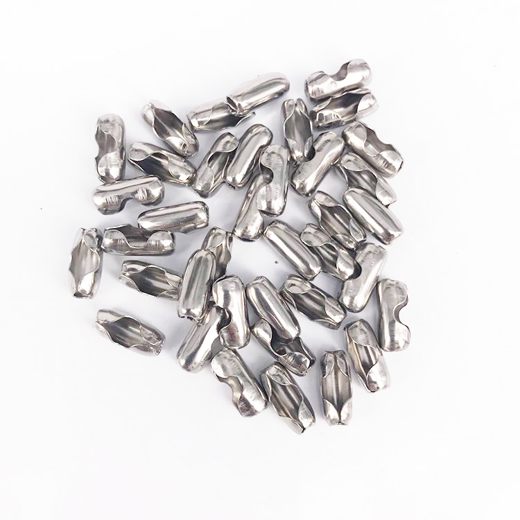 Customized new necklace lock buckle head lanyard other a pack of beads chain hyperlink buckle melon seed waist buckle stainless steel waist buckle