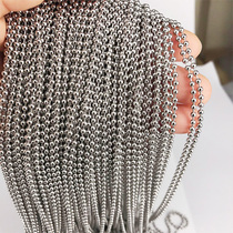 304 new bead necklace listing chain curtain sub hanging tag silver ball chain DIY accessories electrostatic spark machine brand new