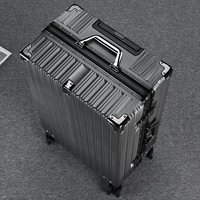 Модель с роскошной темно-серой алюминиевой рамой [таможенный замок из сплава] улучшенная защита от падения + подарок