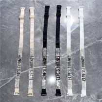 Original rhinestone shoulder strap underwear can expose sexy diamond bra straps to replace the non-slip artifact with diamond letters