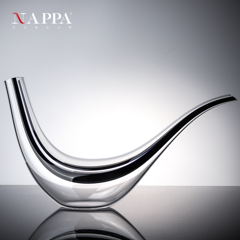 NAPPA crystal glass Wine Decanter Jug Decanter Decanter Domestic Personality White Dove Black Silk Red Wine Wine