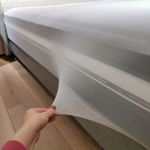 Showroom mattress protection dust cover anti-dirty bed sheet gauze all-inclusive transparent breathable mattress high elastic display mesh cover