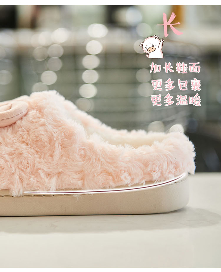 gói mùa đông Nữ với dép bông nhà trong nhà trượt vài nặng đáy nam trong gia đình mùa xuân ấm áp và mùa thu dễ thương sang trọng nhà dép đi trong nhà cho bé