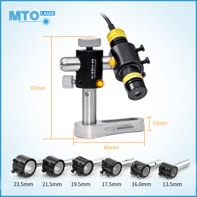 Laser bracket Module Infrared Laser Positioning Light Stainless Steel Base Fixed Frame Two axes