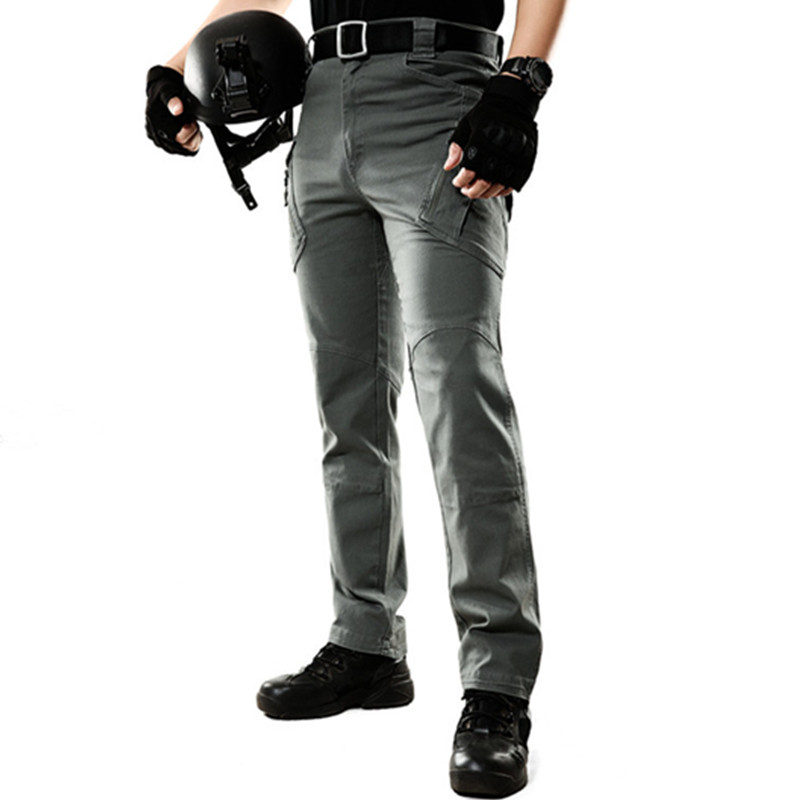 Outdoor Sports Ruling Officer Tactical Pants Male Special Soldiers Multiple Pocket Work Pants Instructors Military Fans for training pants ix9