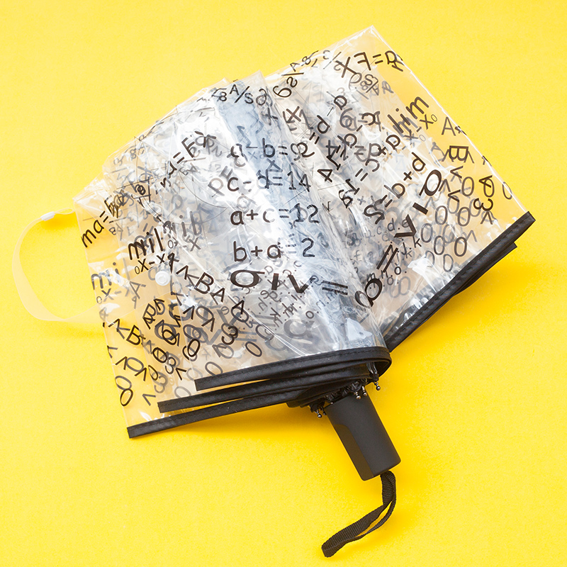Japan Function Formula Transparent Umbrella Folding Fully Automatic Umbrella Student Triple Fold Umbrella Windproof Little Fresher Female Creative