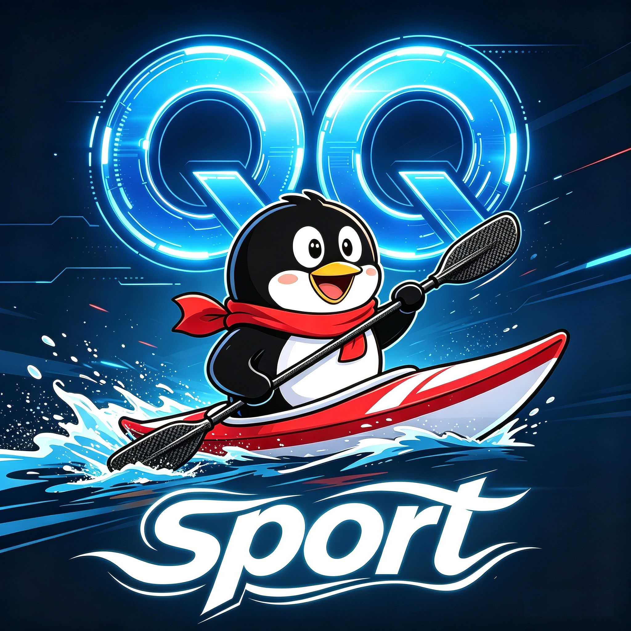 QQSPORT 实体店的LOGO