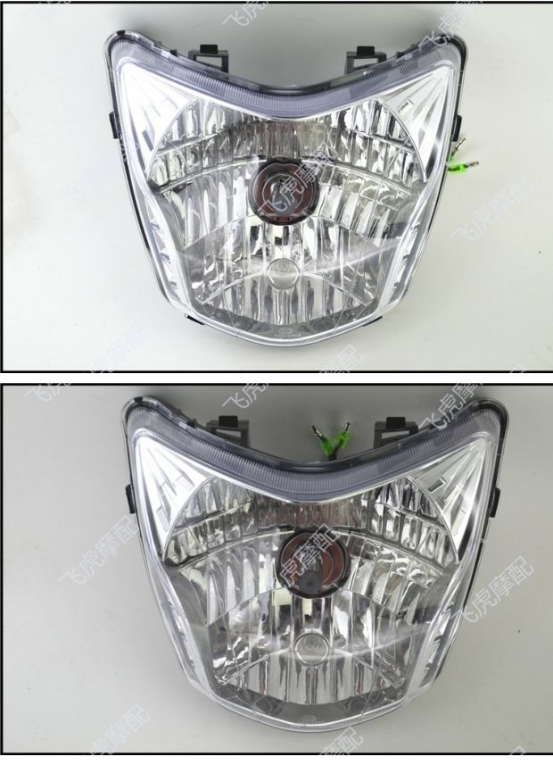Áp dụng phụ kiện xe máy Phụ kiện xe máy Phụ kiện xe máy WH125-12A đèn pha lắp ráp đèn pha phía trước độ đèn xe máy