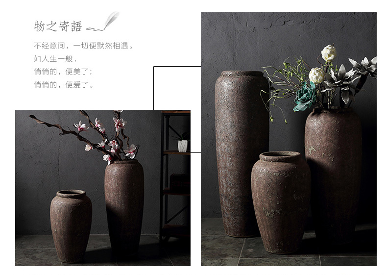 Jingdezhen ceramic new Chinese style of large vases, flower arranging I and contracted Europe type TV ark, sitting room adornment is placed