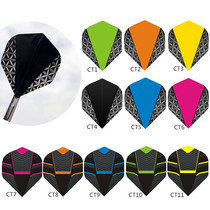 (Knight Darts) New Transparent Thickened Dart Leaf Dart Wing Dart Tail 1 5 yuan piece