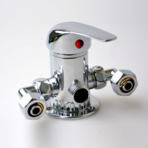 Solar water heater surface mounted single handle mixing valve shower shower hot and cold water faucet with water valve switch