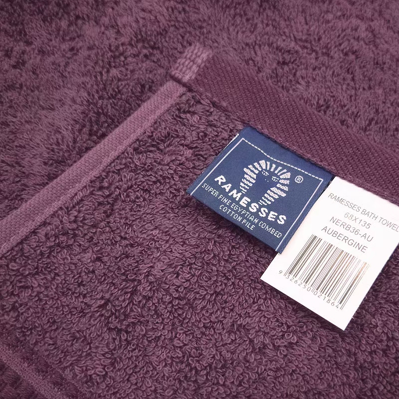 Australian Single-Layer Purple Women's All-Cotton Terry Absorbent Small Egyptian Cotton Bath Towel 68*136cm Australian Single-Layer Purple Women's All-Cotton Terry Absorbent Small Egyptian Cotton Bath Towel 68*136cm