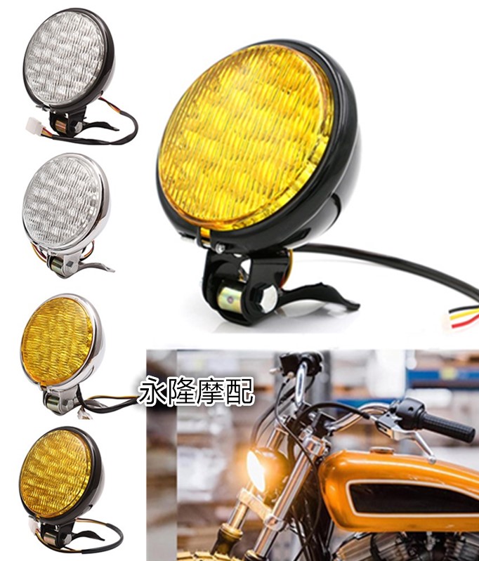 Locomotive retrofit 5-inch LED Living room light 125 Great tortoise king LED front headlights highlight LED spotlight car lamp