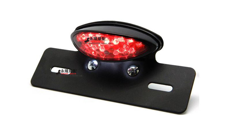 Locomotive Accessories Harecruise Harelocomotive Retrofit Retro Universal LED Tail Lights License Plate Brake Light Night Light