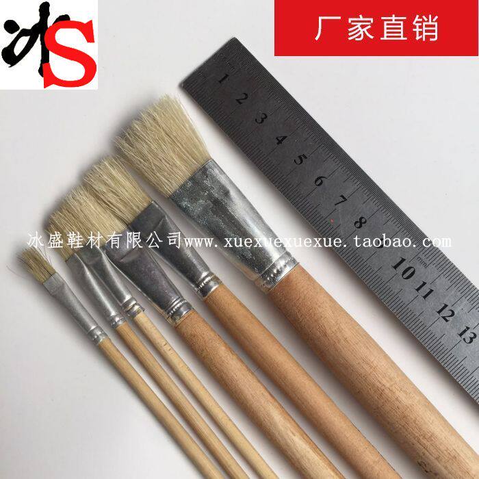 Ice-in-shoe material manufacturer direct brush brushed brush platoon brush with brushed brush mane brush pen white hair gel brush