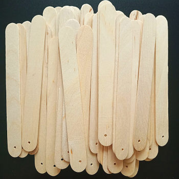 Bee stick Honeycomb special hole single hole ice cream stick punching small wood chip ຮັງແມງໄມ້ clearing chip ໄມ້ 2.5 mm single hole