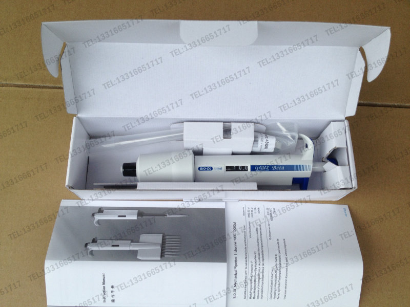 1-10ml 百得 BIO-DL gene x单道可调移液器 移液枪 加样枪 包邮