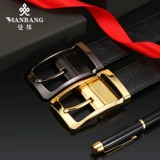 曼邦 Ремень, кожаные штаны, крокодиловый принт, воловья кожа, из натуральной кожи