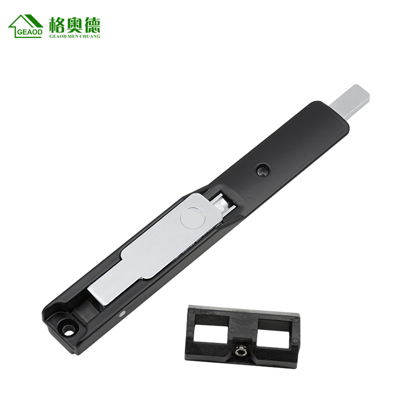 Broken bridge aluminum door and window latch heaven and earth latch upper and lower latch aluminum alloy plastic steel door and window latch hidden latch