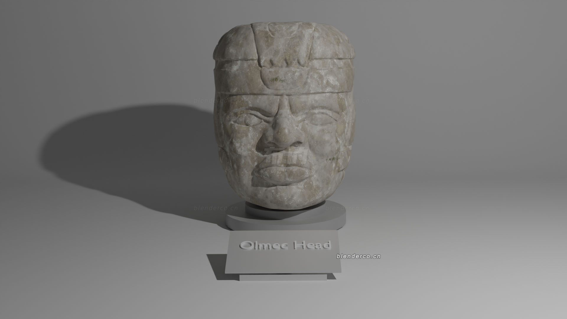 Blender头像雕塑模型