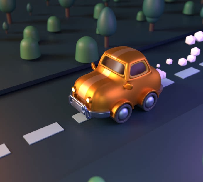 狂奔小车(教程来自B站Blendergo，仅供学习交流用，如有侵权，联系即删)