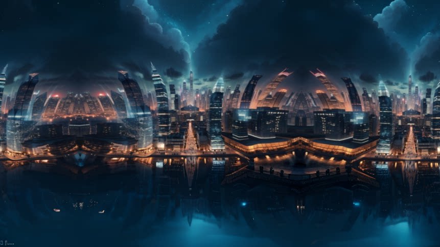 4K夜间城市1世界环境贴图  通过百度网盘 123云盘 分享（记得点击右上角的渲染才能看到世界环境哦~）