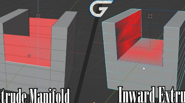 Inward Extrude_1.0.1 拉伸布尔插件