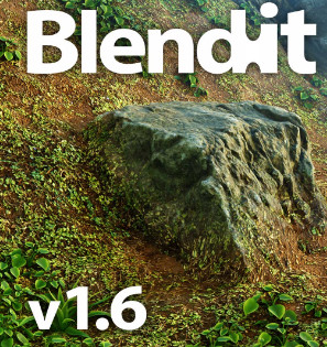 Blender插件-混合材质环境融合插件组件 Blendit1.6