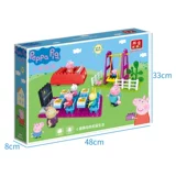 Подлинная пеппа свинья Peppa Bangbao Образование Большой зерновой строительный строительный строительный