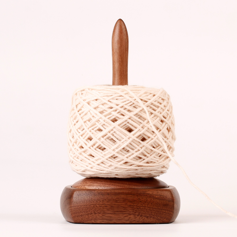 [Standard Edition] Yarn Spool Rotating Yarn Holder Yarn Ball Manager for Jacquard Crochet Solid Wood Weaving