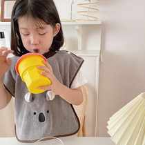 Korean homemade baby scarf hand towel multi-purpose towel washcloth kindergarten saliva towel bib for travel